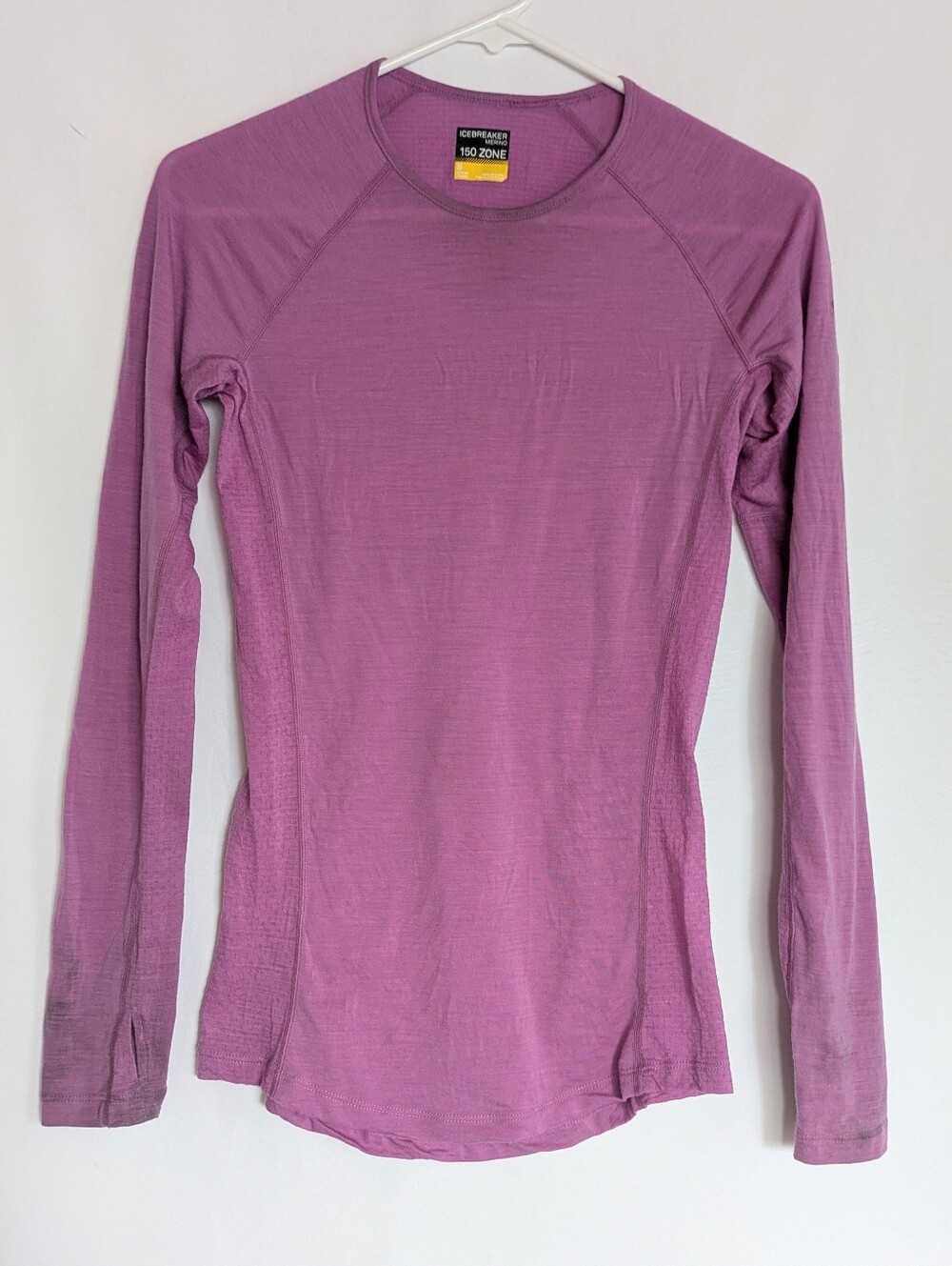 Icebreaker Women's Small Long Sleeve Merino Wool Crew 150 Thermal Snowboarding